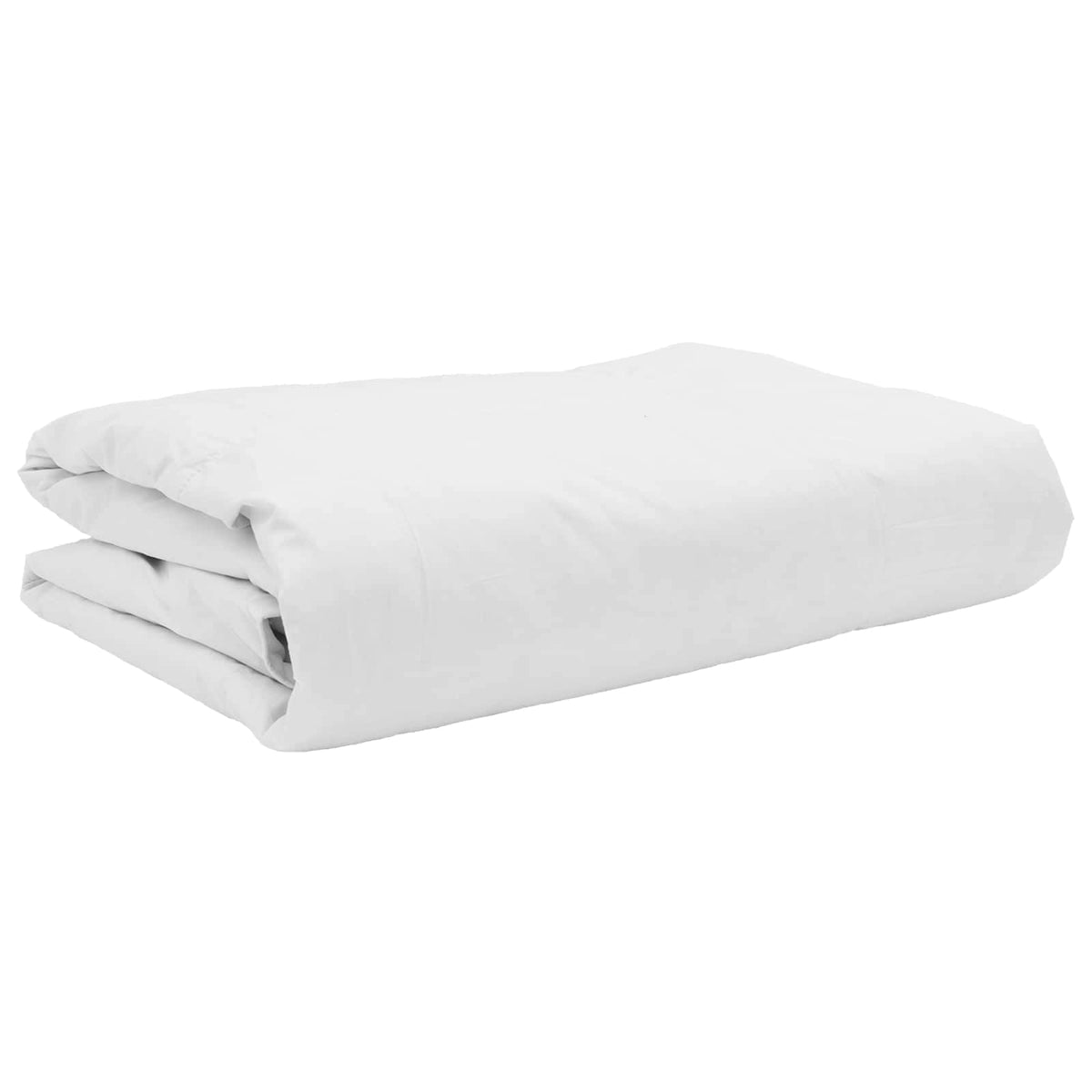 vidaXL Dekbedovertrek Set met kussen 2 pcs Wit 135 x 200 cm Dons