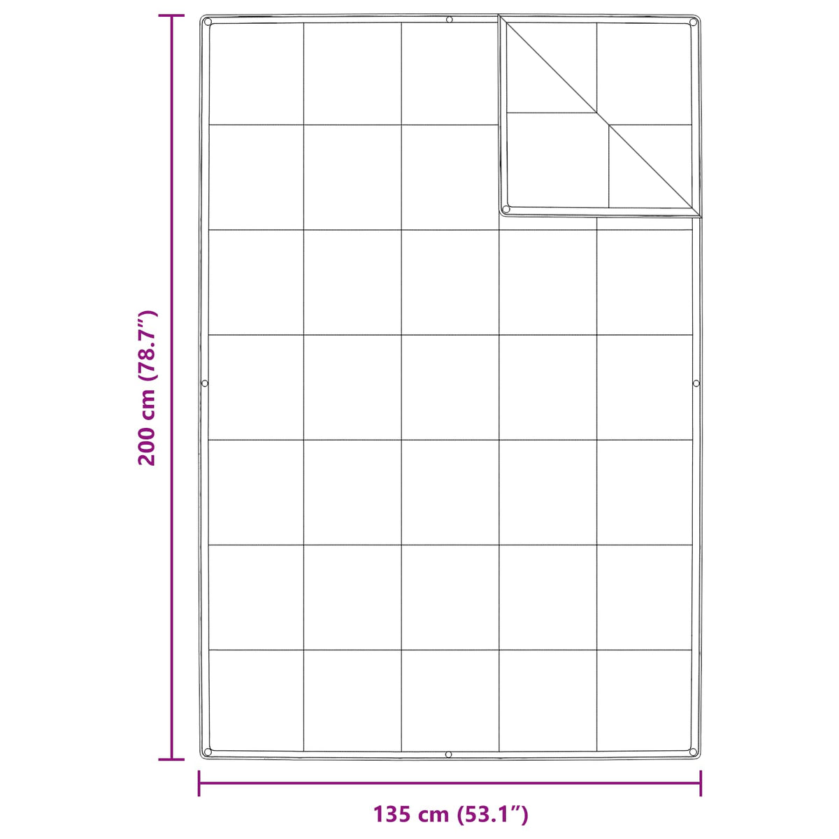 vidaXL Dekbedovertrek Set met kussen 2 pcs Wit 135 x 200 cm Dons