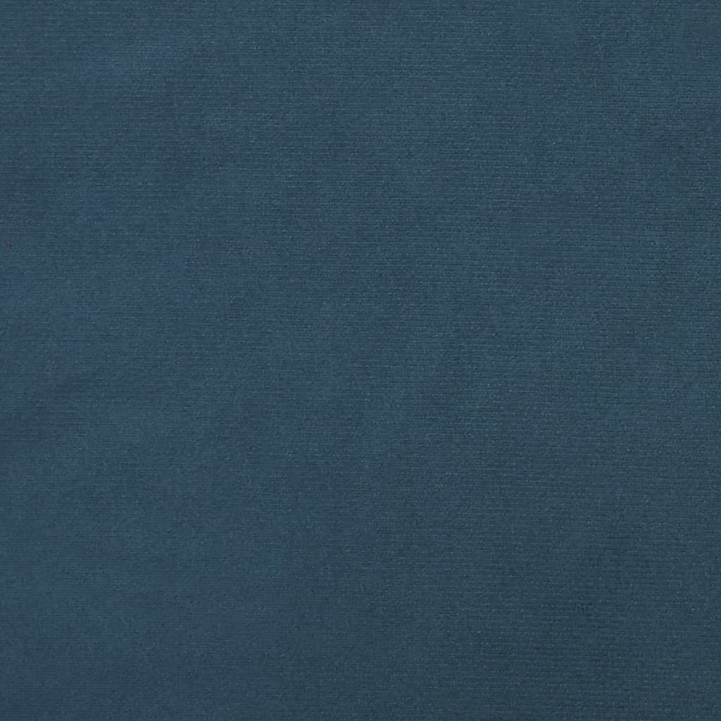 vidaXL Slaapbank 2-zits fluweel blauw