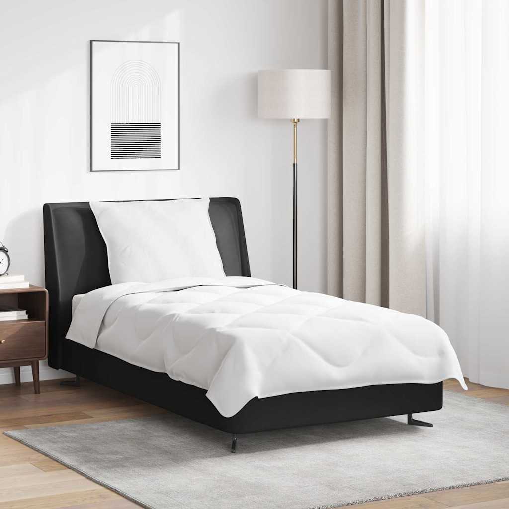 vidaXL Dekbed met Kussen Anders 2 pcs Wit 135 x 200 cm Microfibre