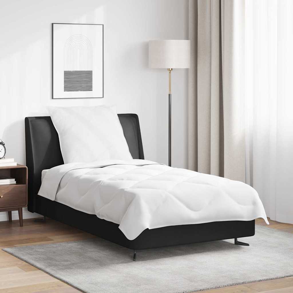 vidaXL Dekbed met Kussen Anders 2 pcs Wit 135 x 200 cm Microfibre