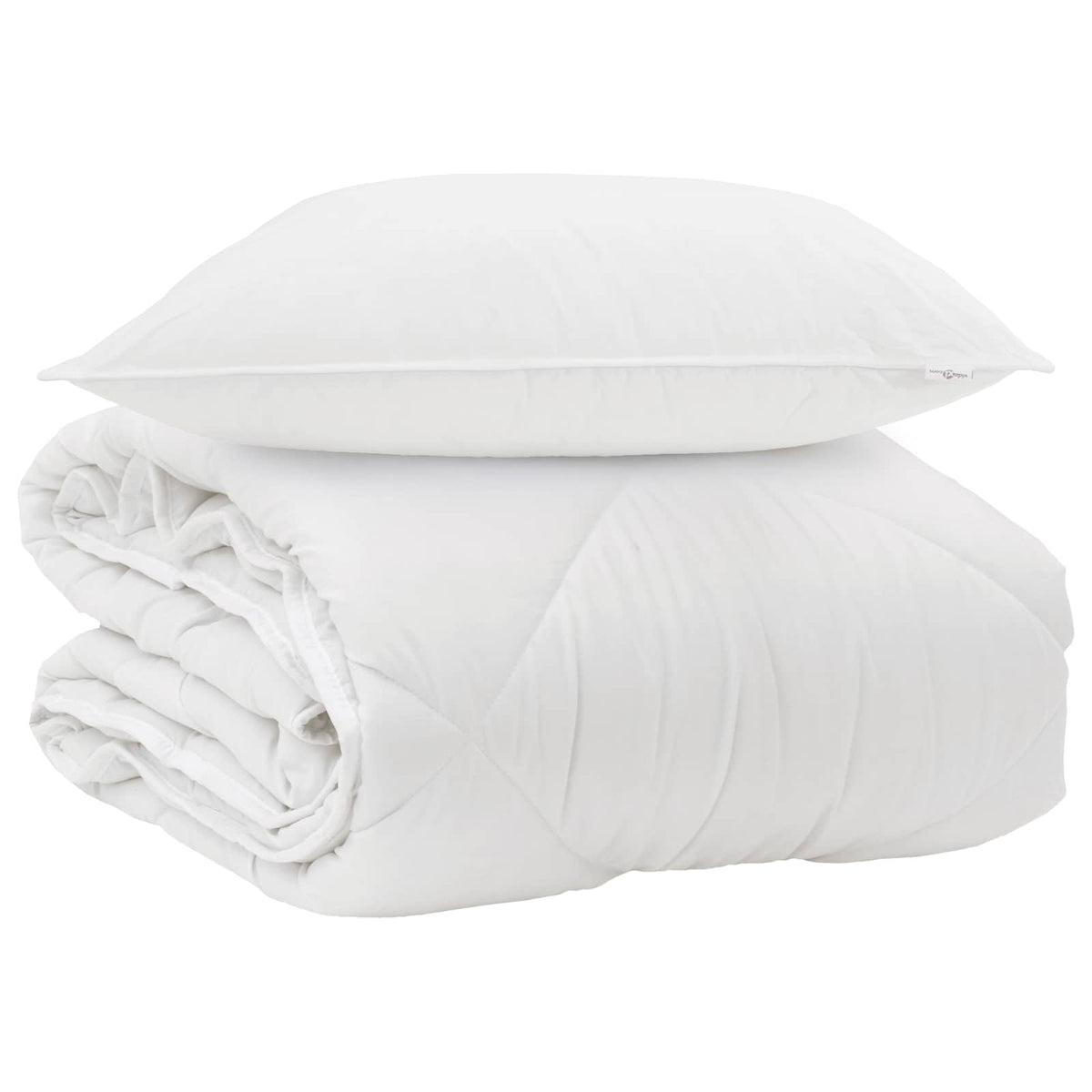 vidaXL Dekbed Wit 135 x 200 cm Microfibre