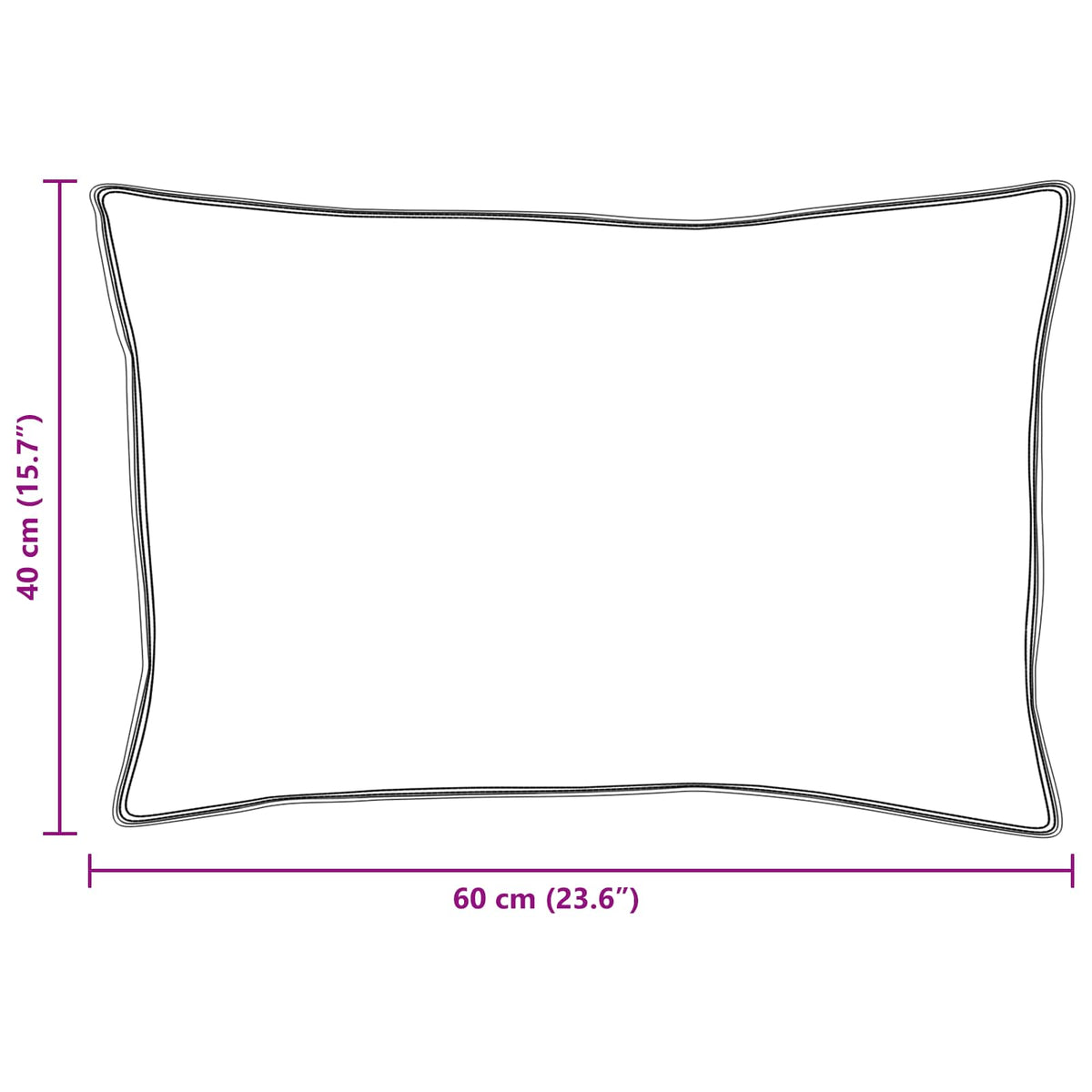 vidaXL All-season dekbed met kussen Wit 135 x 200 cm Microfibre