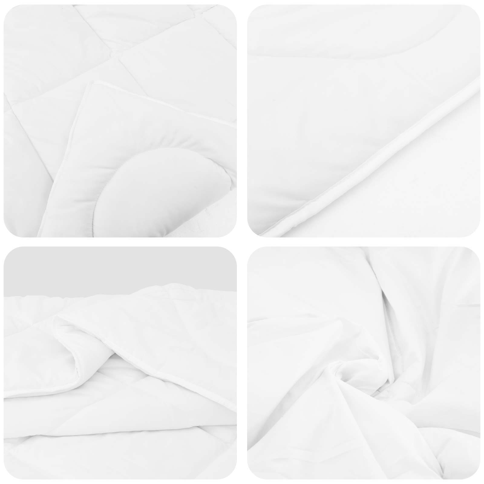 Winter Dekbedovertrek Set 2 pcs Wit 135 x 200 cm Microvezel