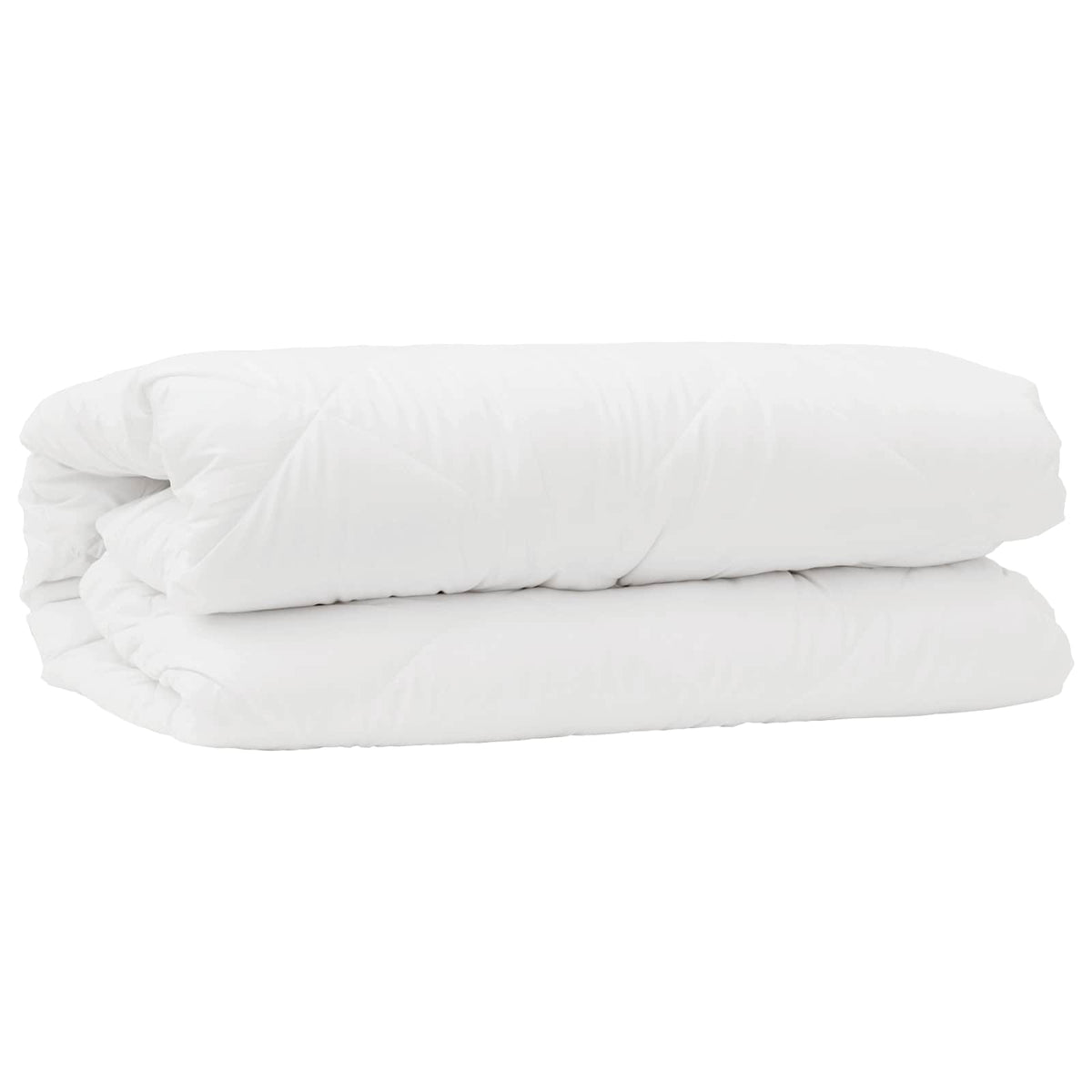 vidaXL Dekbed met Kussen met kussen 2 pcs Wit 135 x 200 cm Microfibre
