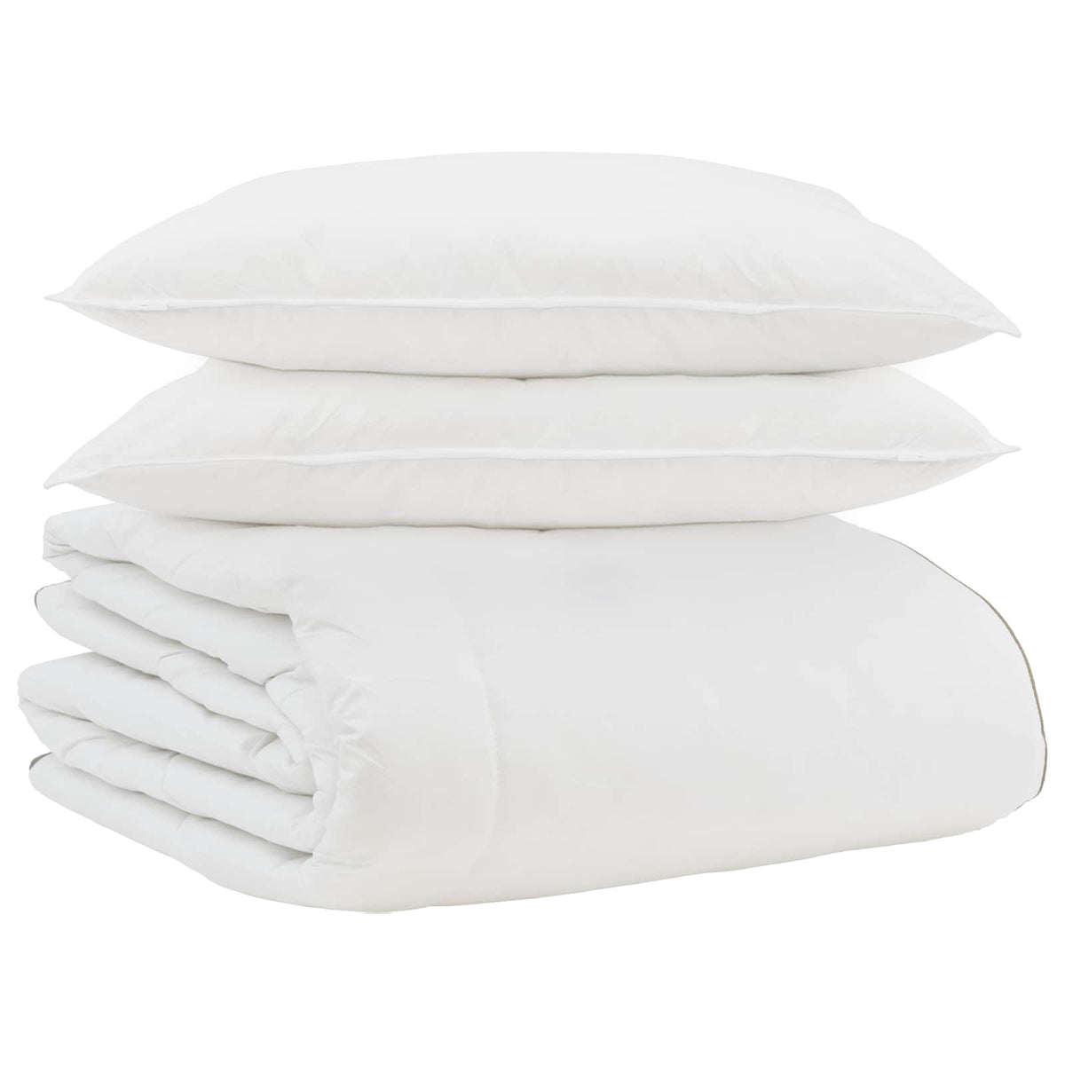 Winter Dekbedovertrek Set met kussen 3 pcs Wit 200 x 200 cm
