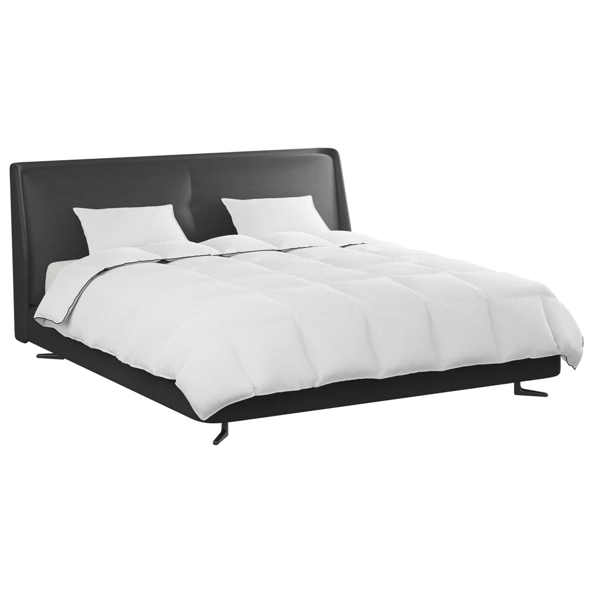 Winter Dekbedovertrek Set met kussen 3 pcs Wit 200 x 200 cm