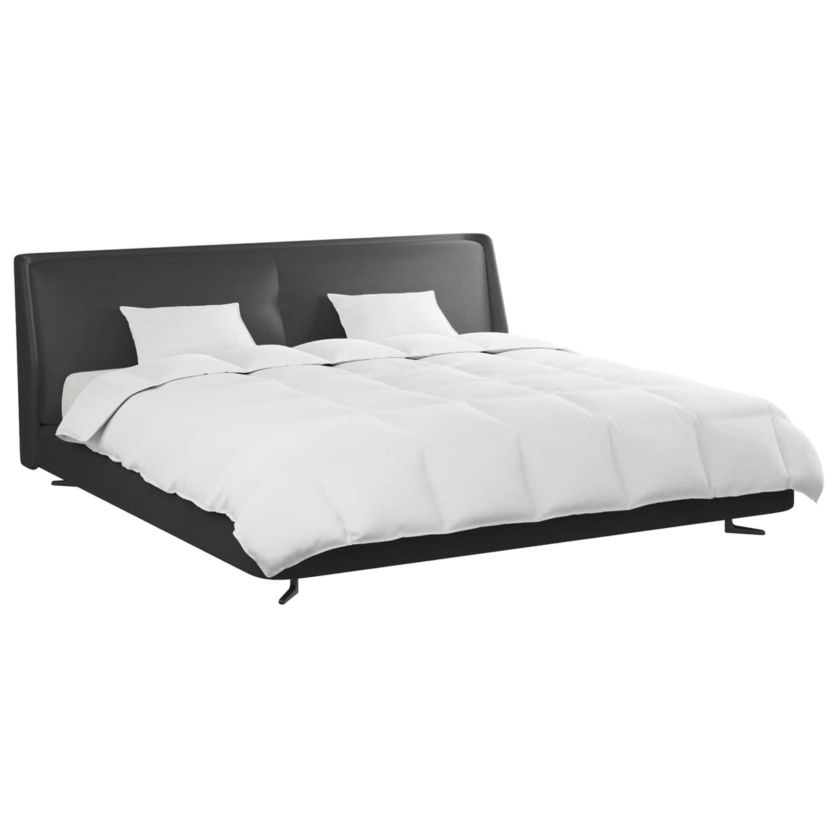 vidaXL Dekbed Other 3 pcs Wit Dons