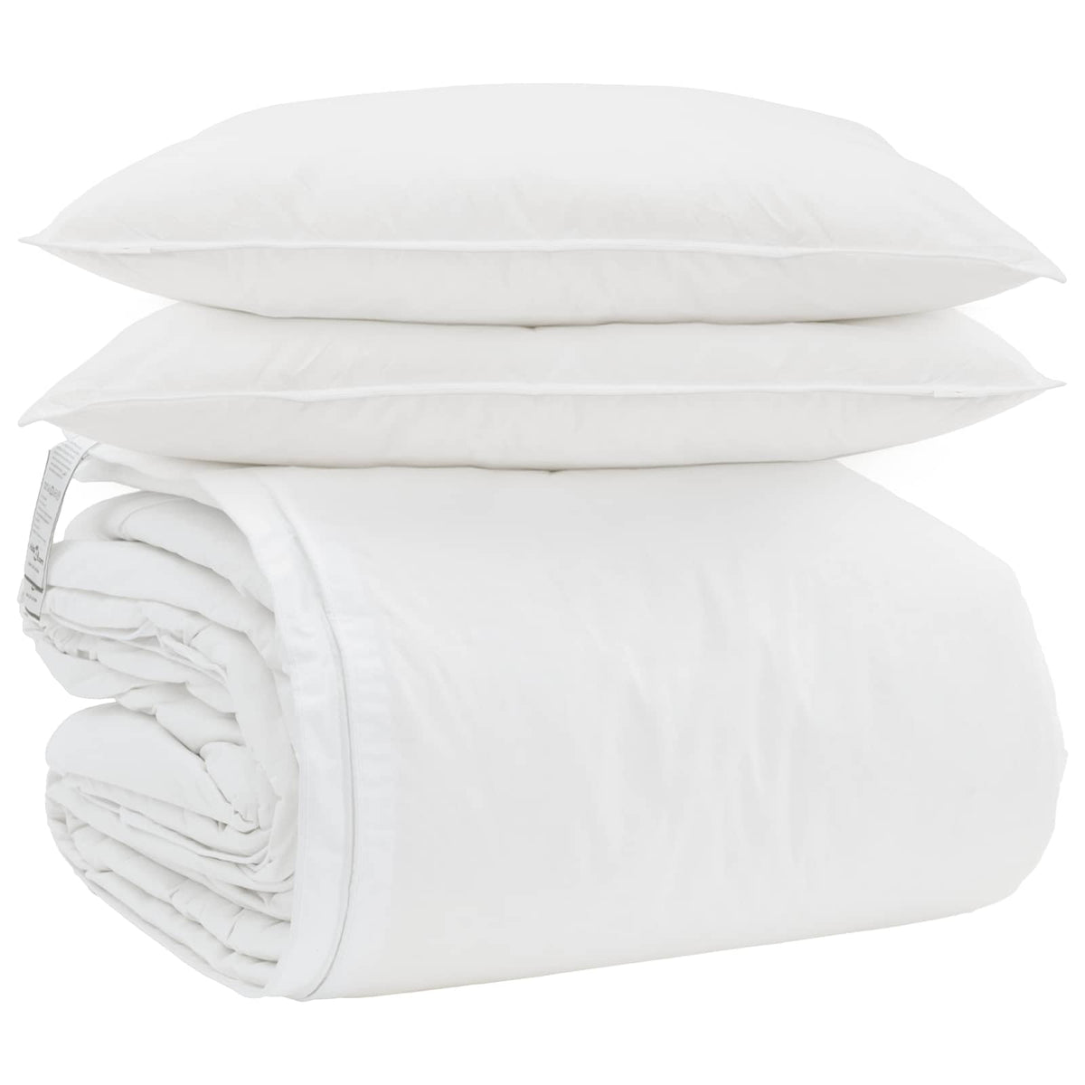 Winter Dekbedovertrek Set met kussen 3 pcs Wit 200 x 200 cm