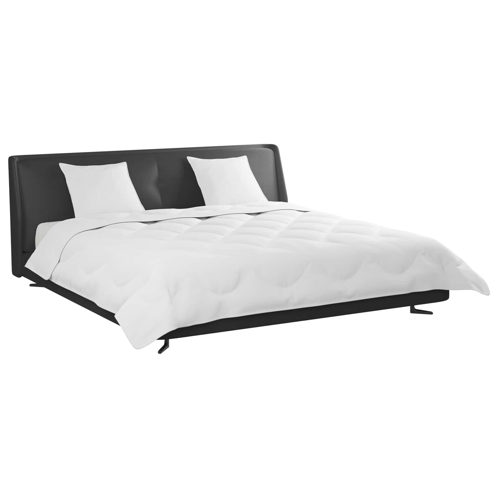 Dekbed met kussen 3 pcs Wit 200 x 200 cm Microfibre