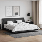 Dekbed met Kussens Argyle 3 pcs Wit 200 x 200 cm Microfibre
