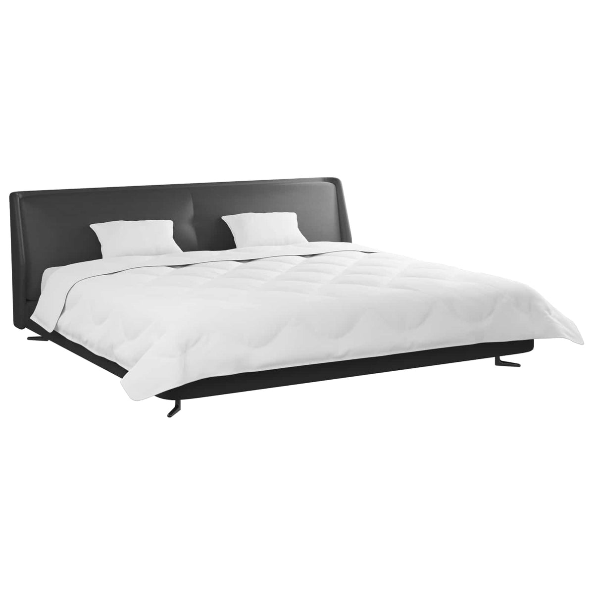 vidaXL Winter Dekbed 3 pcs Wit 200 x 200 cm Microfibre