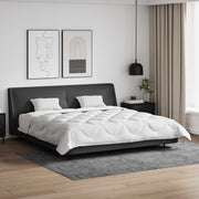 Dekbedovertrek Set met kussen 3 pcs Wit 200 x 200 cm Microvezel