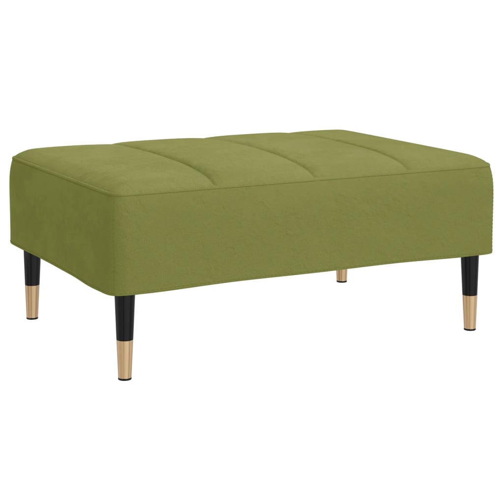 vidaXL Voetenbank 78x56x32 cm fluweel blauw