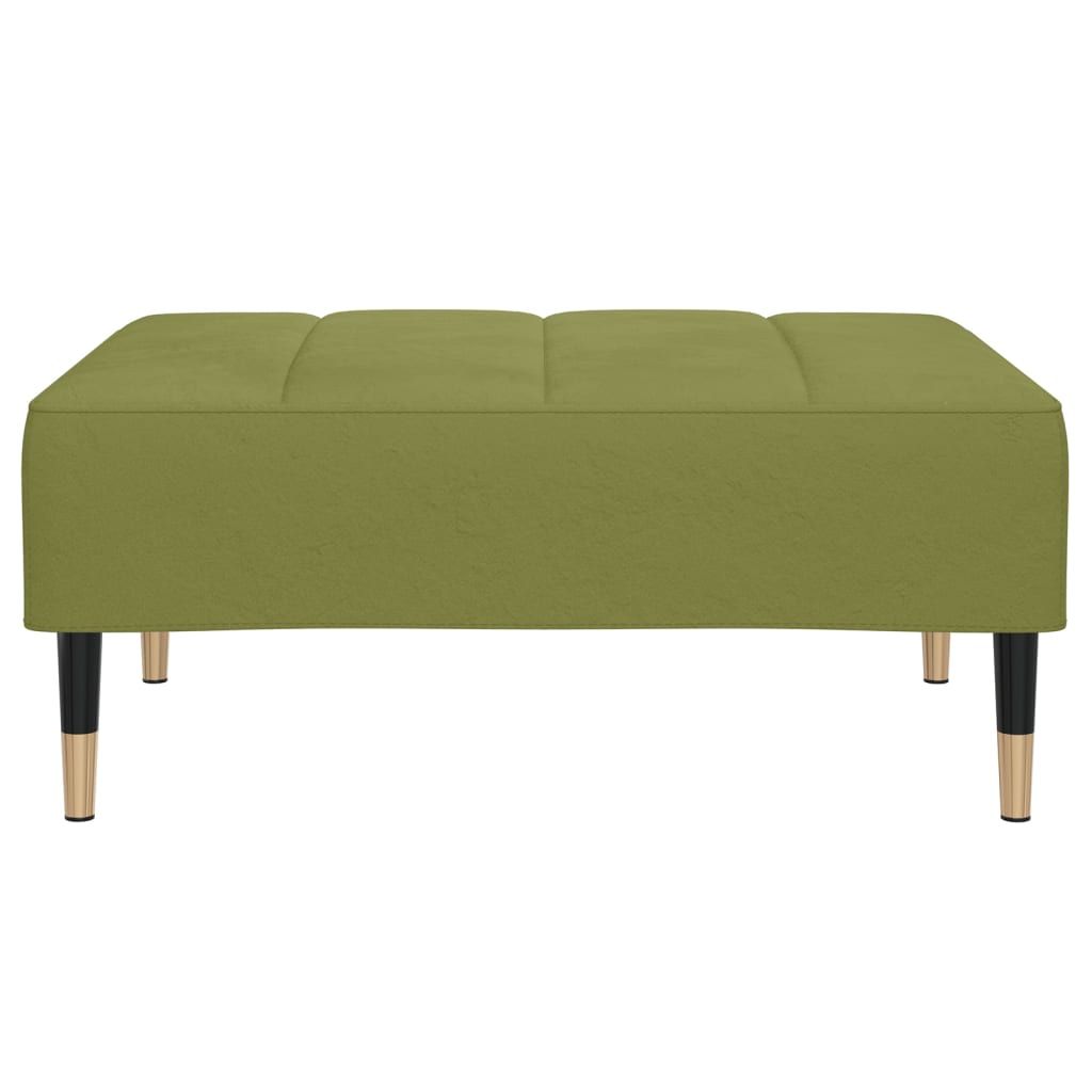 vidaXL Voetenbank 78x56x32 cm fluweel blauw