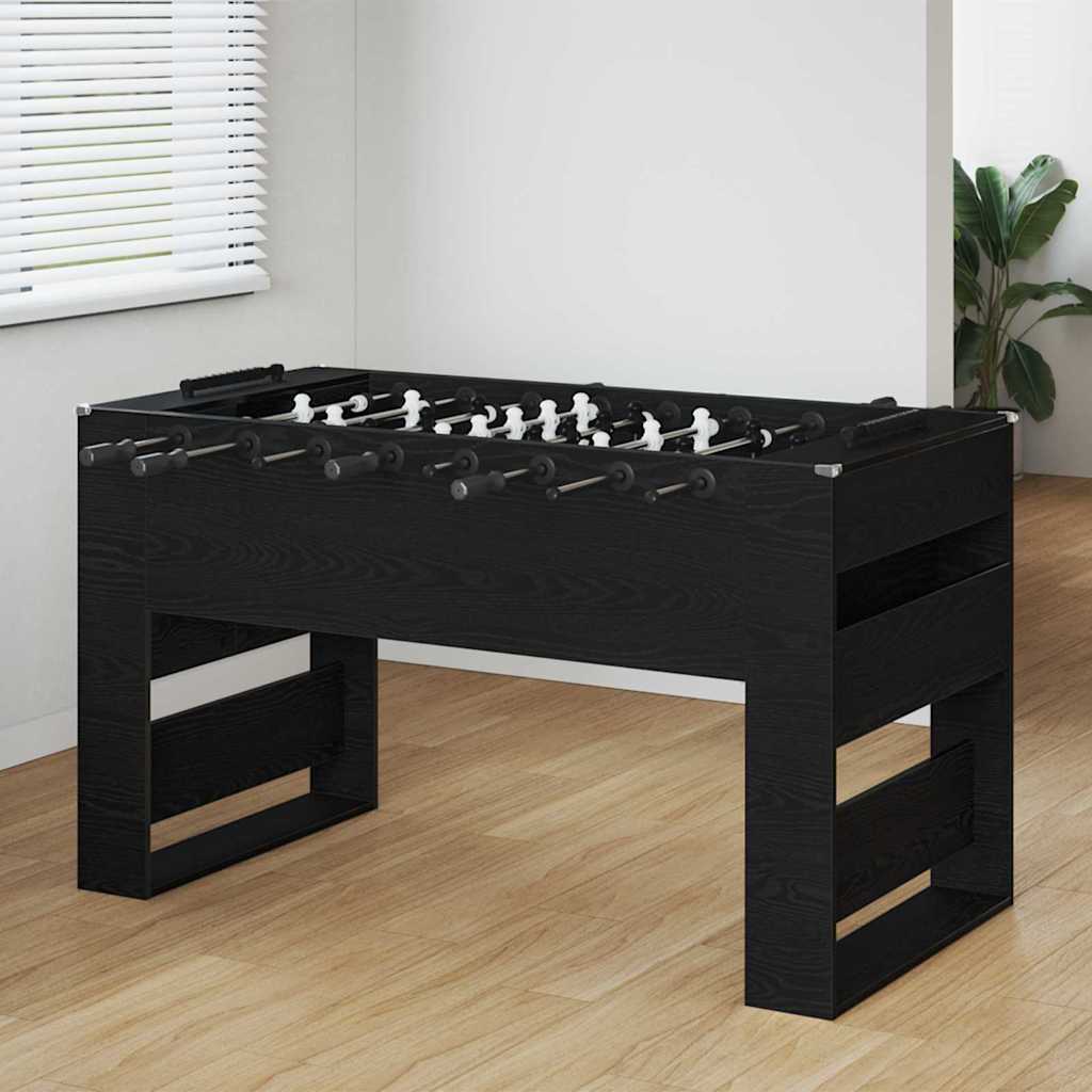 vidaXL Voetbaltafel 2 pcs Wit 146,5 x 74 x 85 cm Bewerkt hout