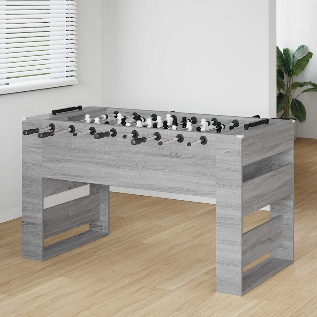 vidaXL Voetbaltafel 2 pcs Wit 146,5 x 74 x 85 cm Bewerkt hout