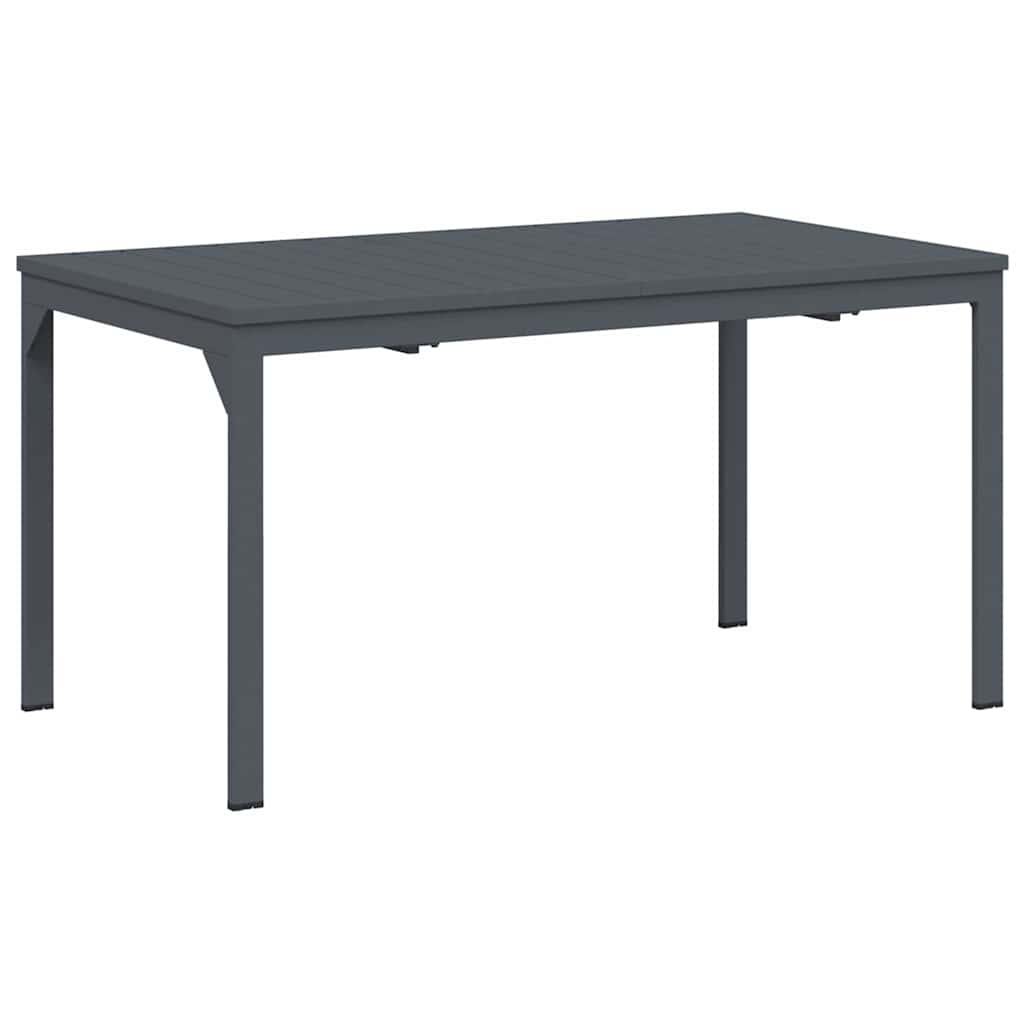 vidaXL Tuin Eetset 7 pcs Antraciet Staal