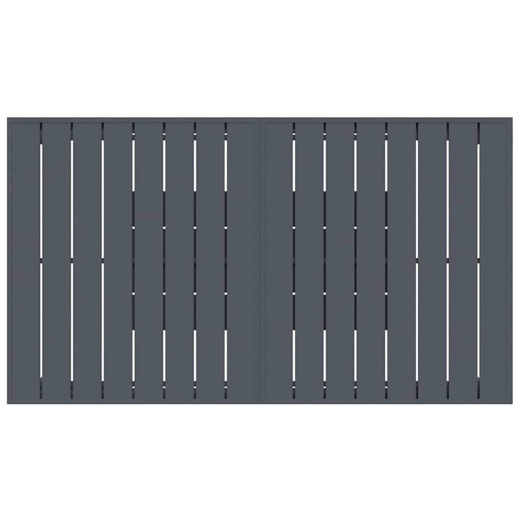 vidaXL Tuin Eetset 7 pcs Antraciet Staal