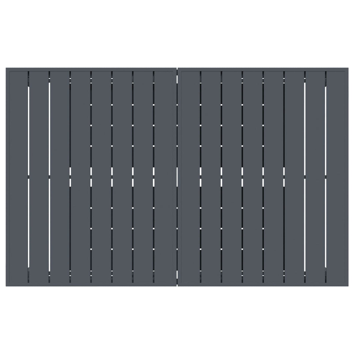vidaXL Tuin Eetset 9 pcs Antraciet Staal