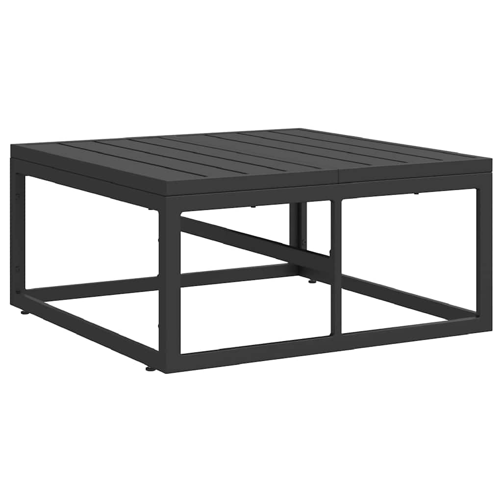 vidaXL Tuin Sofa Set met kussen 4 pcs Zwart Aluminium