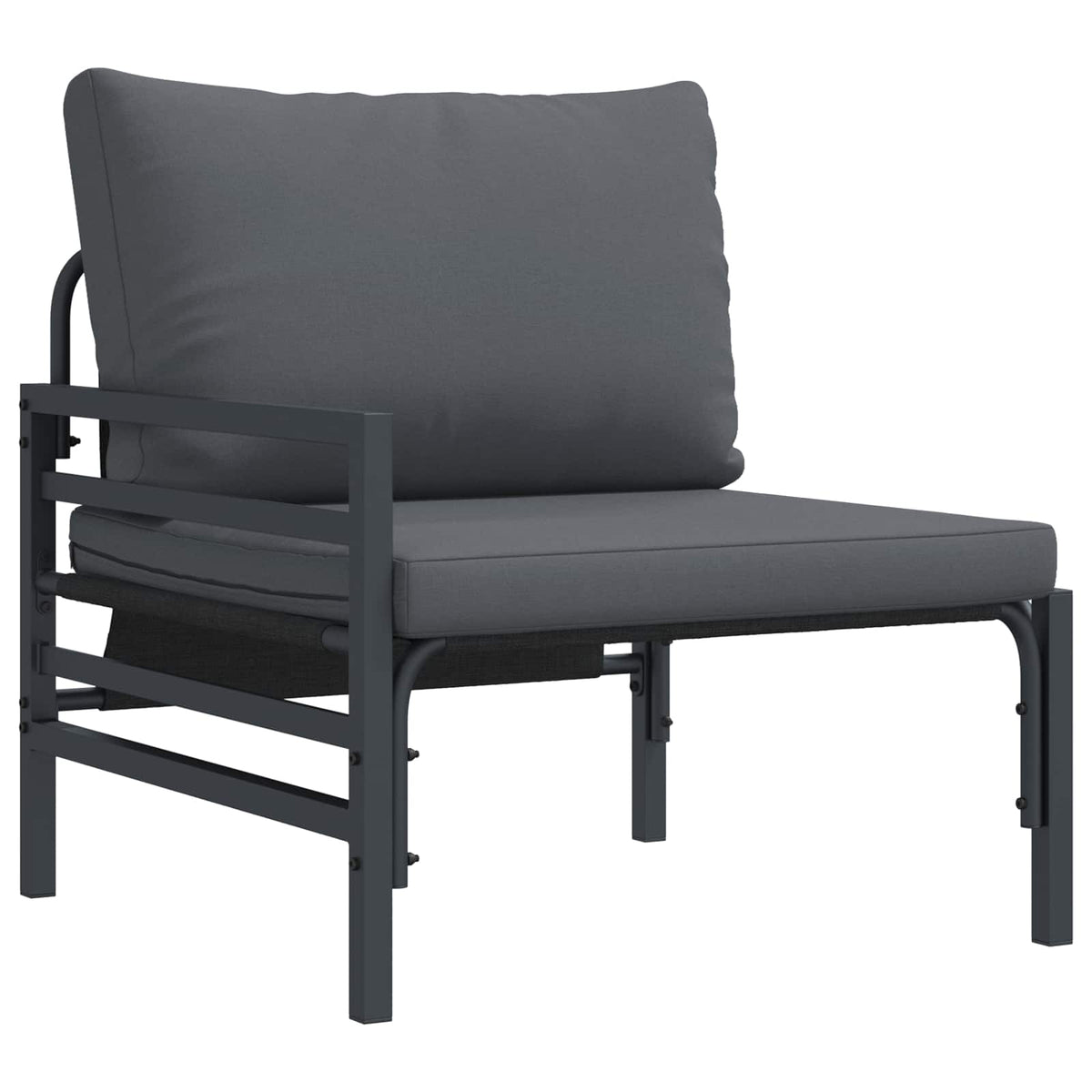 vidaXL Tuin Sofa Set 6 pcs Antraciet Staal