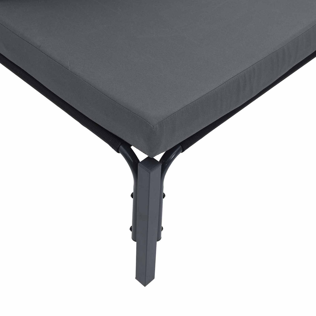 vidaXL Tuin Sofa Set 7 pcs Antraciet Staal