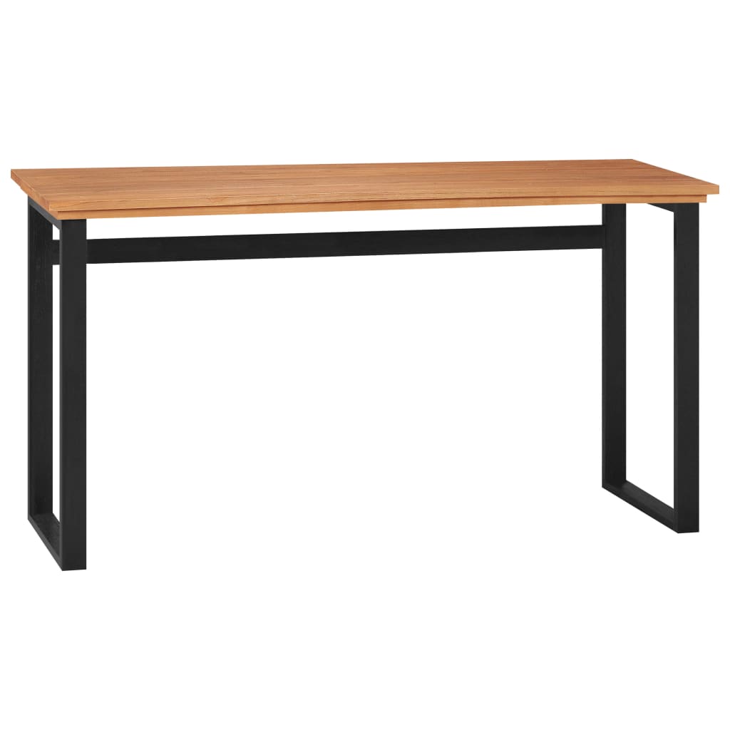vidaXL Bureau 100x45x75 cm massief teakhout
