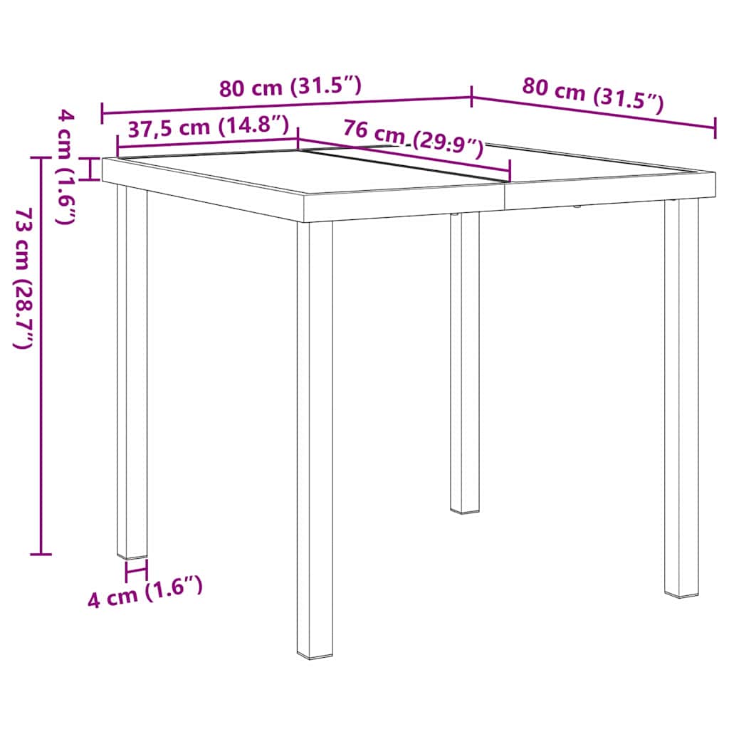 vidaXL Tuin eettafelset met kussen 3 pcs Grijs en zwart Rattan