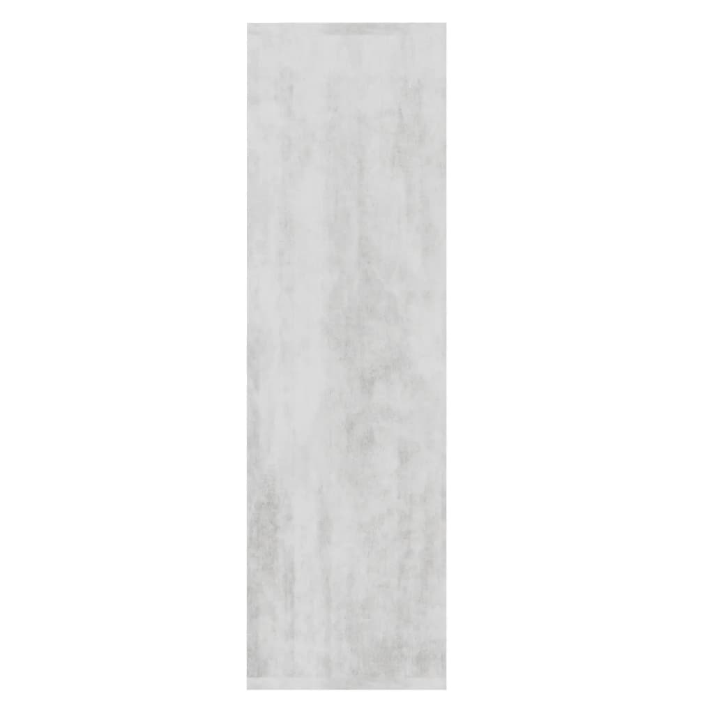 vidaXL Boekenkast 60x27,5x88 cm bewerkt hout betongrijs