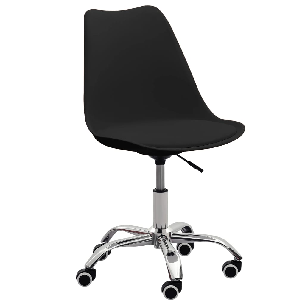 vidaXL Kantoorstoelen 2 st kunstleer wit