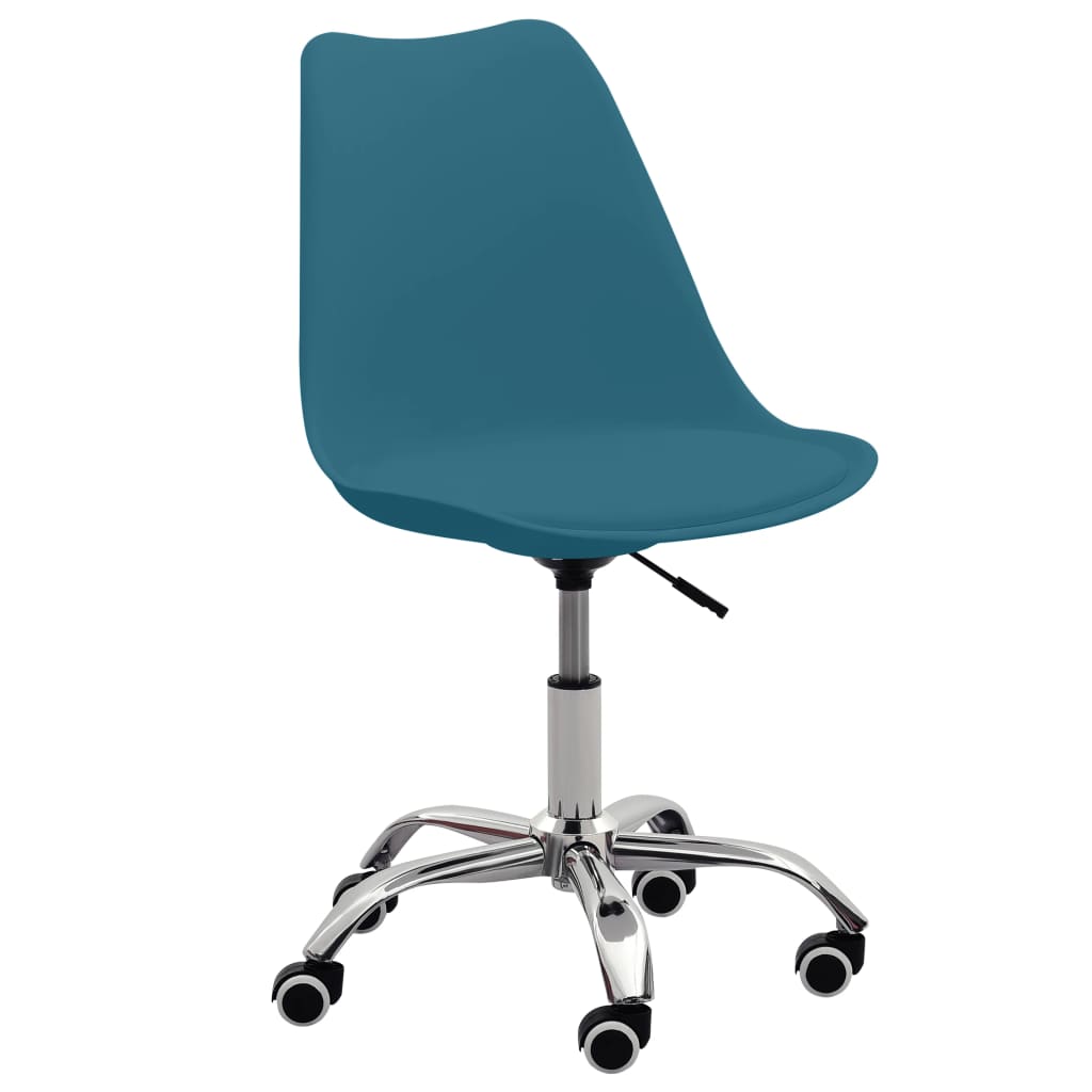 vidaXL Kantoorstoelen 2 st kunstleer wit