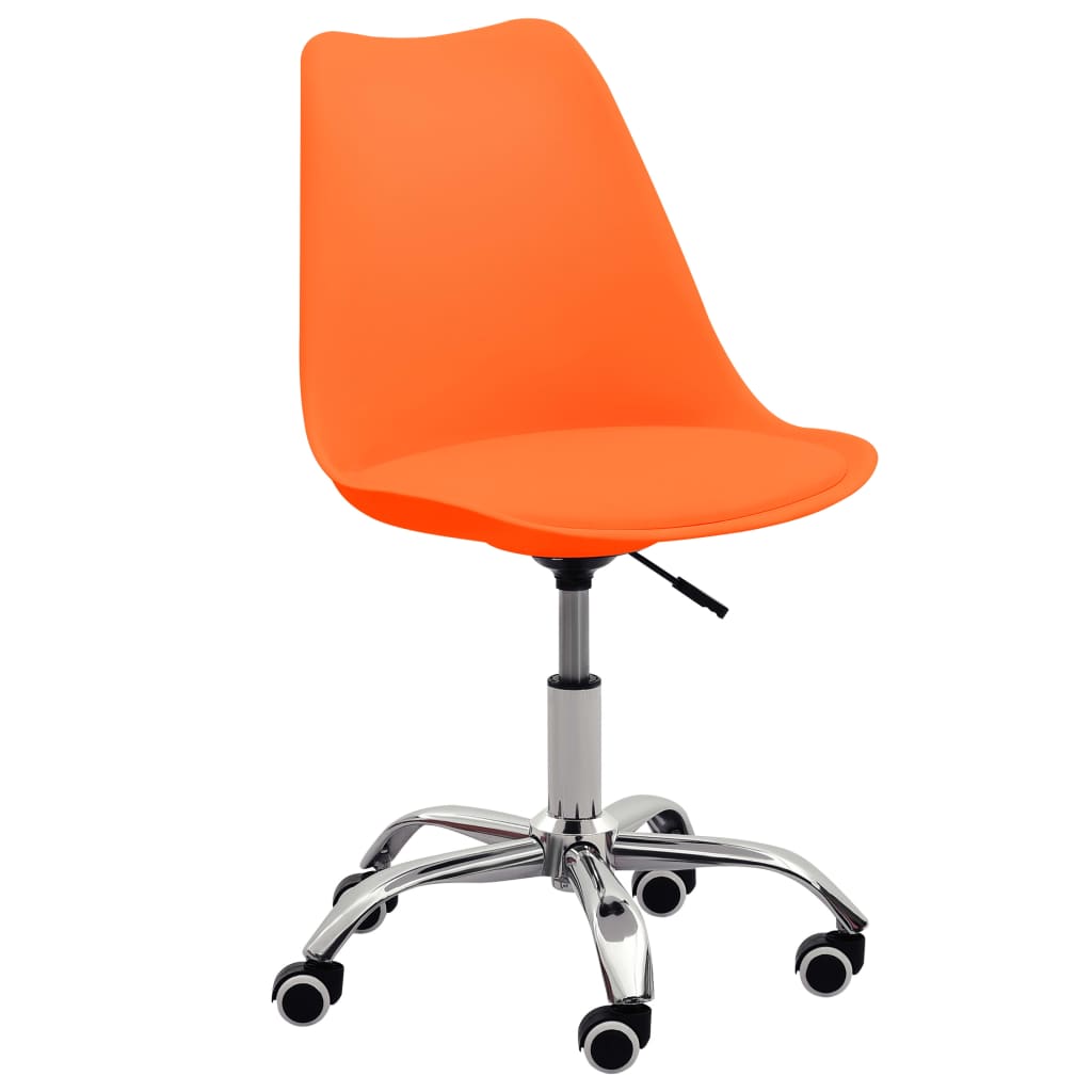 vidaXL Kantoorstoelen 2 st kunstleer wit