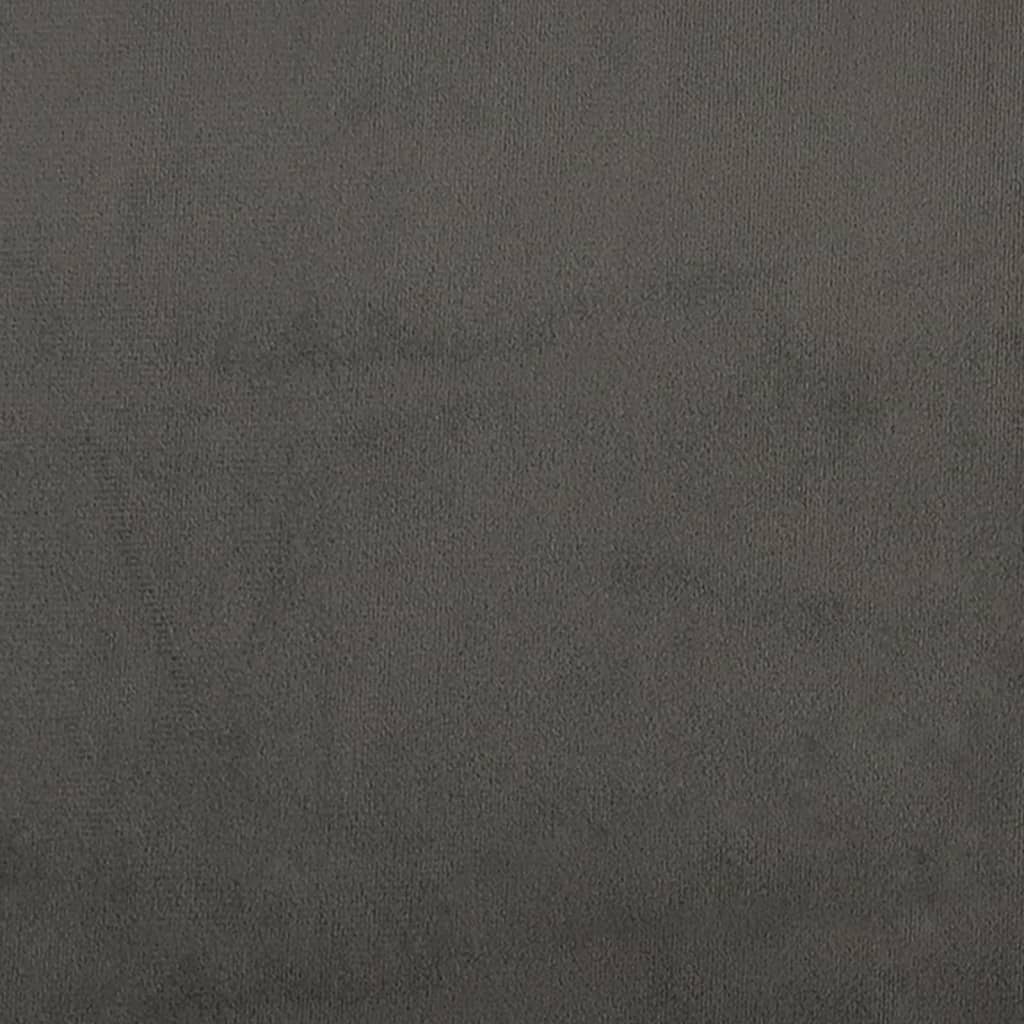 vidaXL Kantoorstoel draaibaar stof donkergrijs