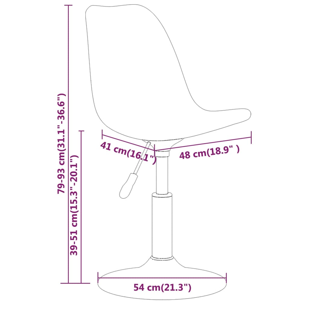vidaXL Eetkamerstoelen draaibaar 4 st stof patchwork