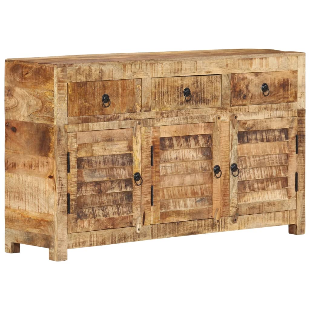 vidaXL Sideboard 110x30x65 cm solid mango wood