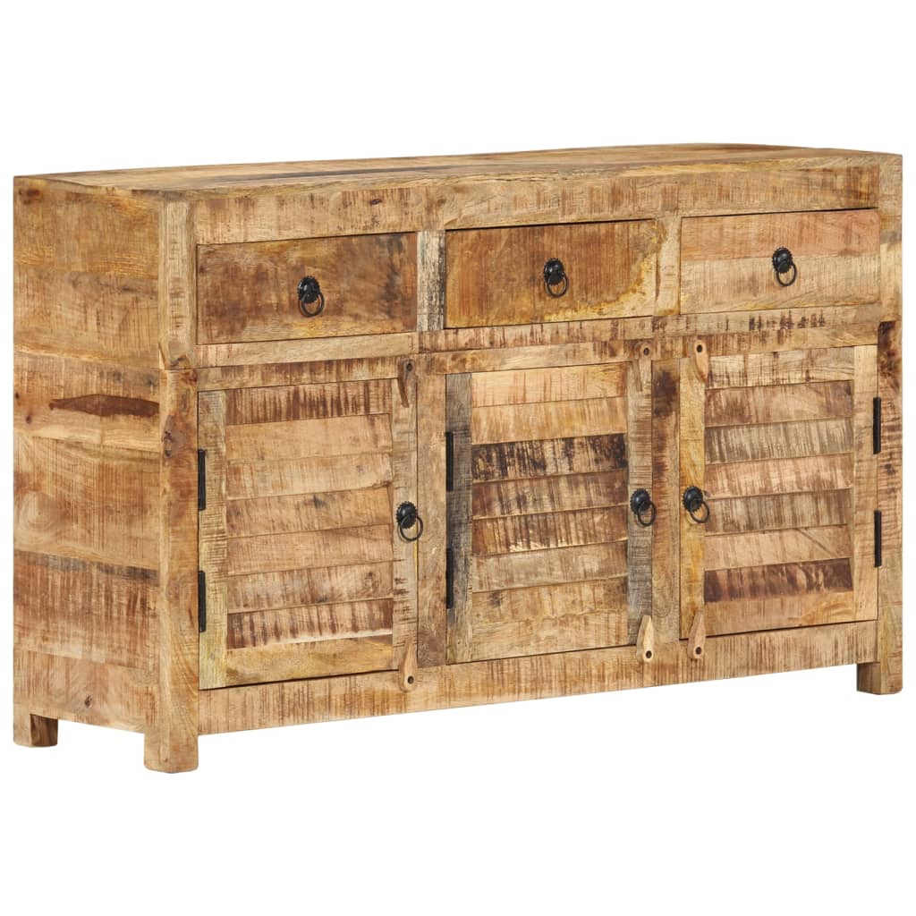 vidaXL Sideboard 110x30x65 cm solid mango wood