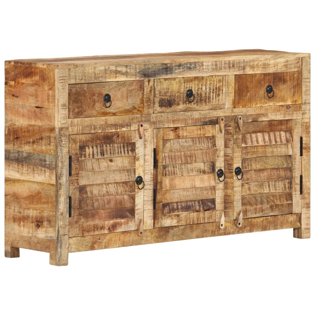 vidaXL Sideboard 110x30x65 cm solid mango wood