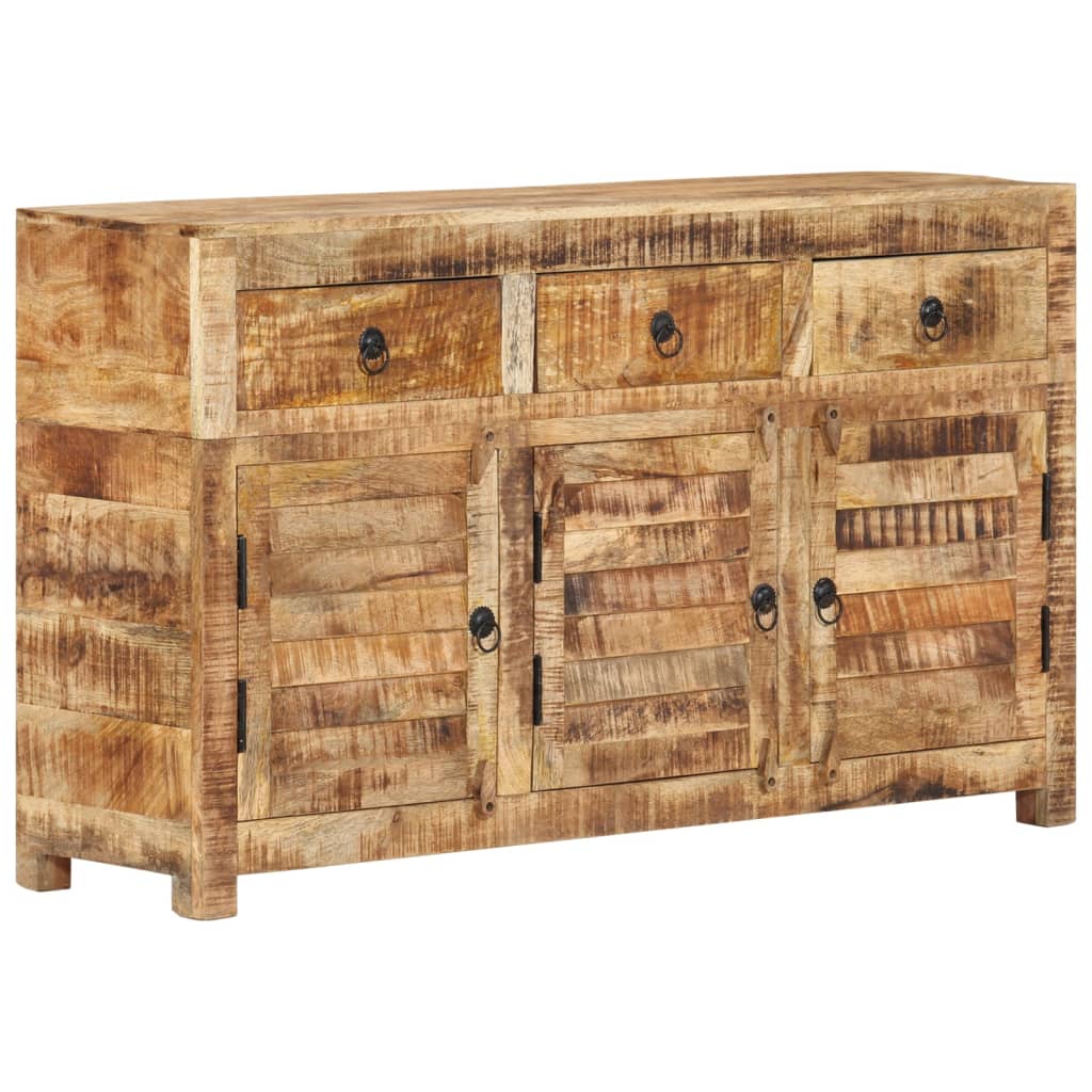 vidaXL Sideboard 110x30x65 cm solid mango wood