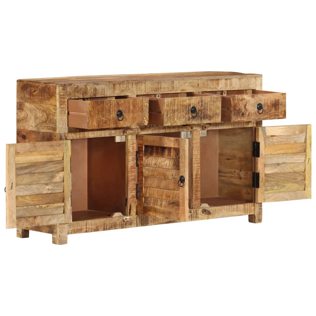 vidaXL Sideboard 110x30x65 cm solid mango wood