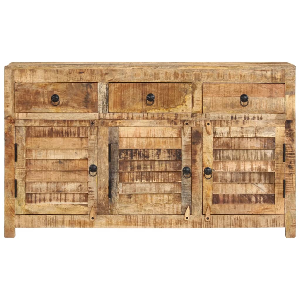 vidaXL Sideboard 110x30x65 cm solid mango wood
