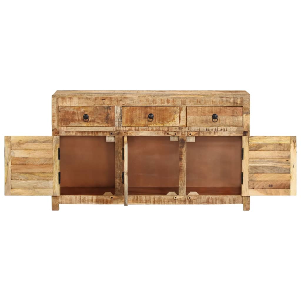 vidaXL Sideboard 110x30x65 cm solid mango wood