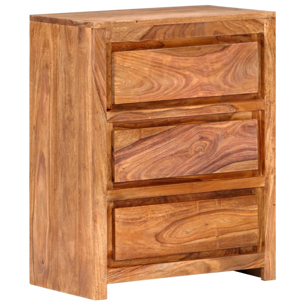 vidaXL Ladekast 60x33x75 cm massief acaciahout