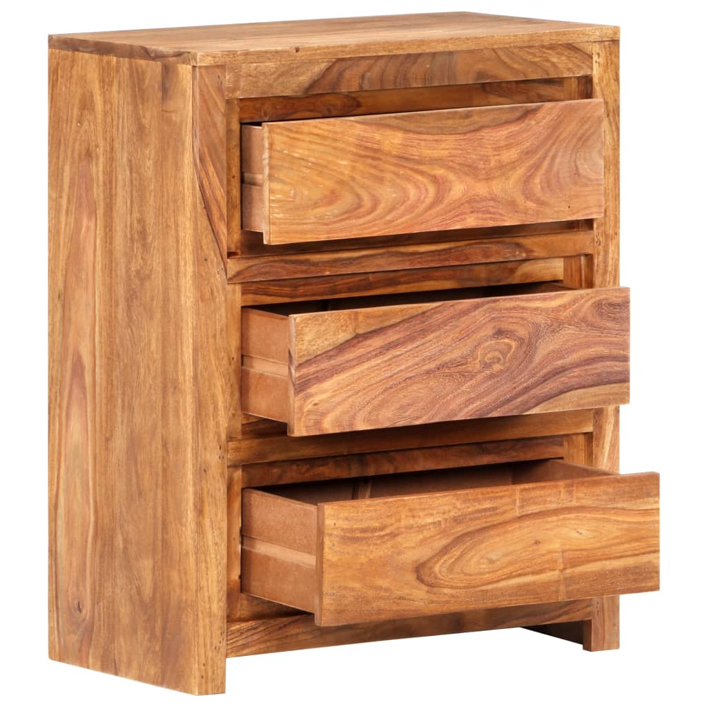 vidaXL Ladekast 60x33x75 cm massief acaciahout