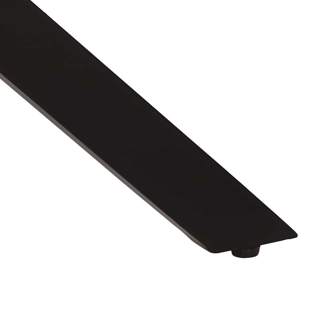 vidaXL Eettafel Ø110x78 cm massief gerecycled hout en staal - Aashly