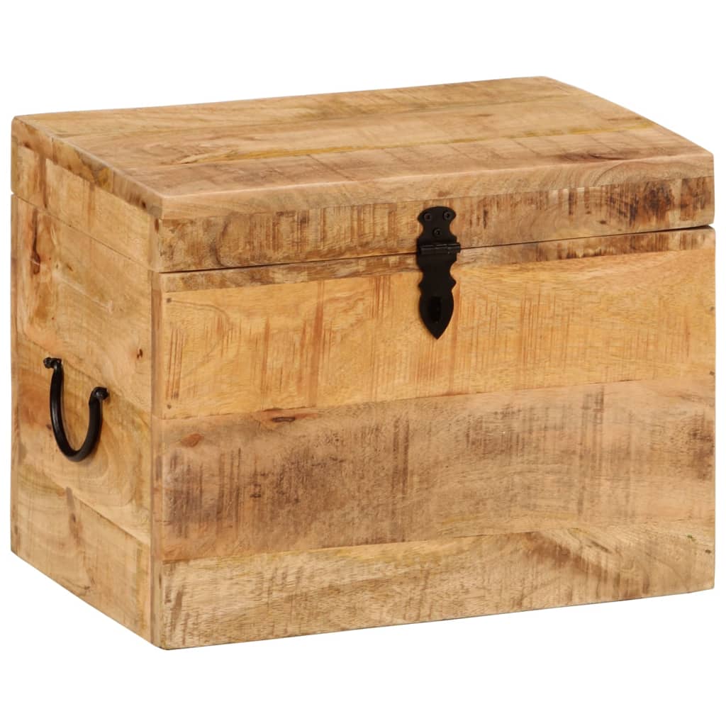 vidaXL Opbergbox 39x28x31 cm massief mangohout - Aashly