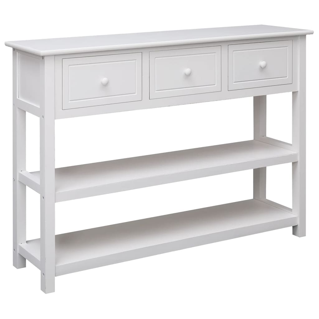 vidaXL Dressoir 108x30x76 cm massief paulowniahout grijs - Aashly