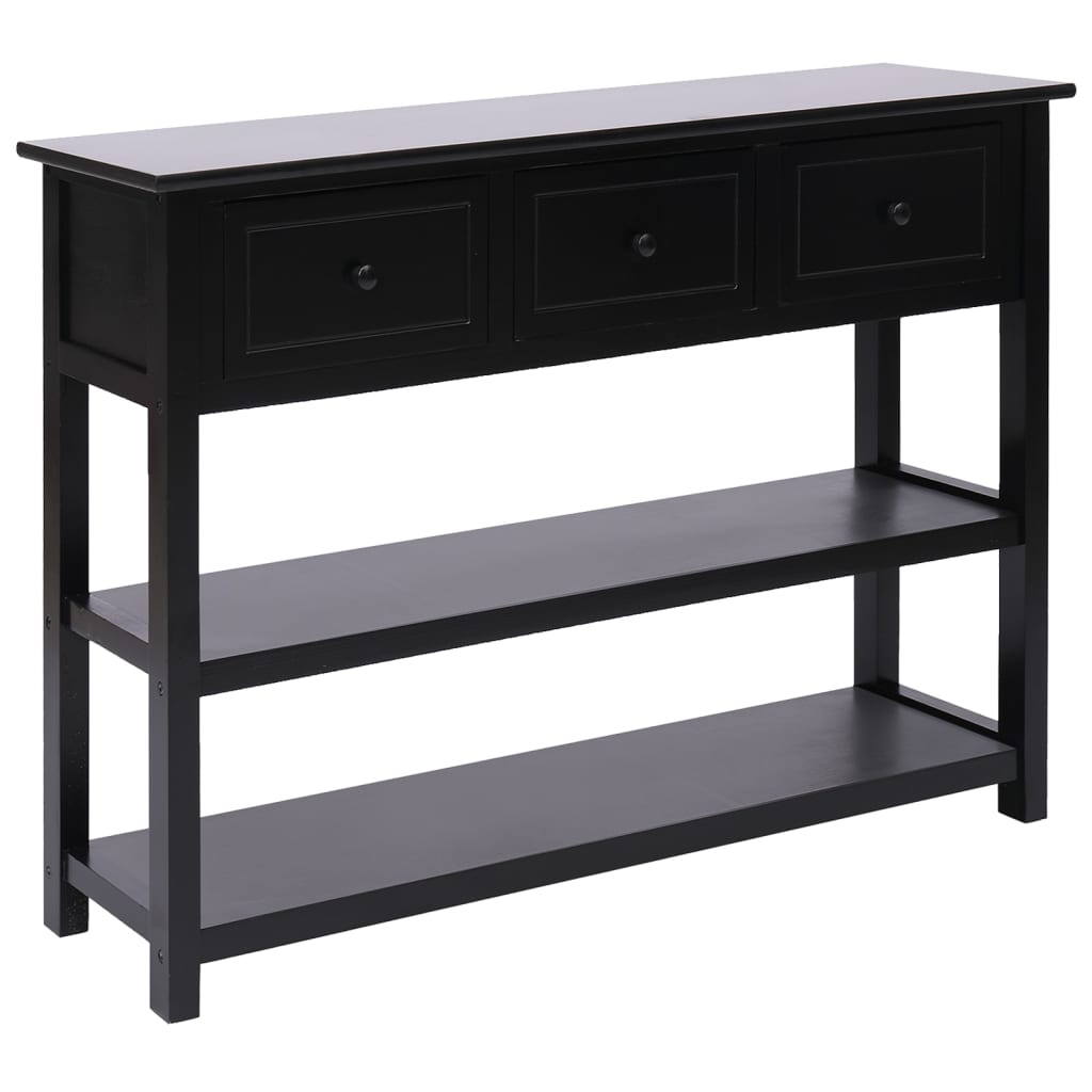 vidaXL Dressoir 108x30x76 cm massief paulowniahout grijs - Aashly