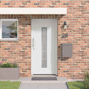 vidaXL Voordeur Wit PVC