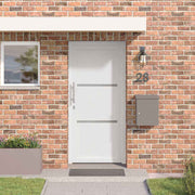 vidaXL Voordeur Wit PVC